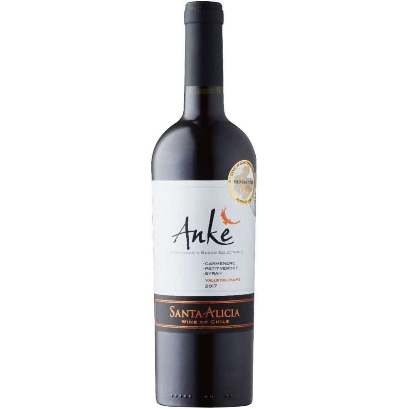 Вино Santa Alicia Anke Valle del Maipo красное сухое 14% 0,75л
