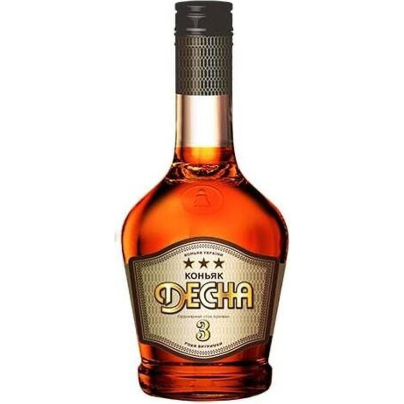 Cognac Shustoff Desna 3*40% 0,25l
