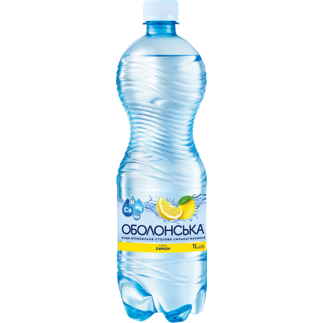 Mineral water Obolonska plus lemon strongly gassed 1l