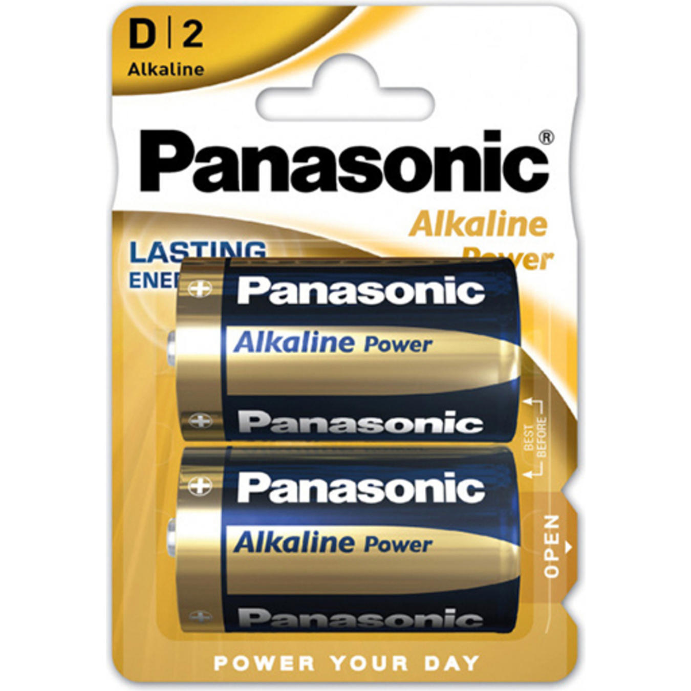 Panasonic Alkaline Power D Battery 2pcs