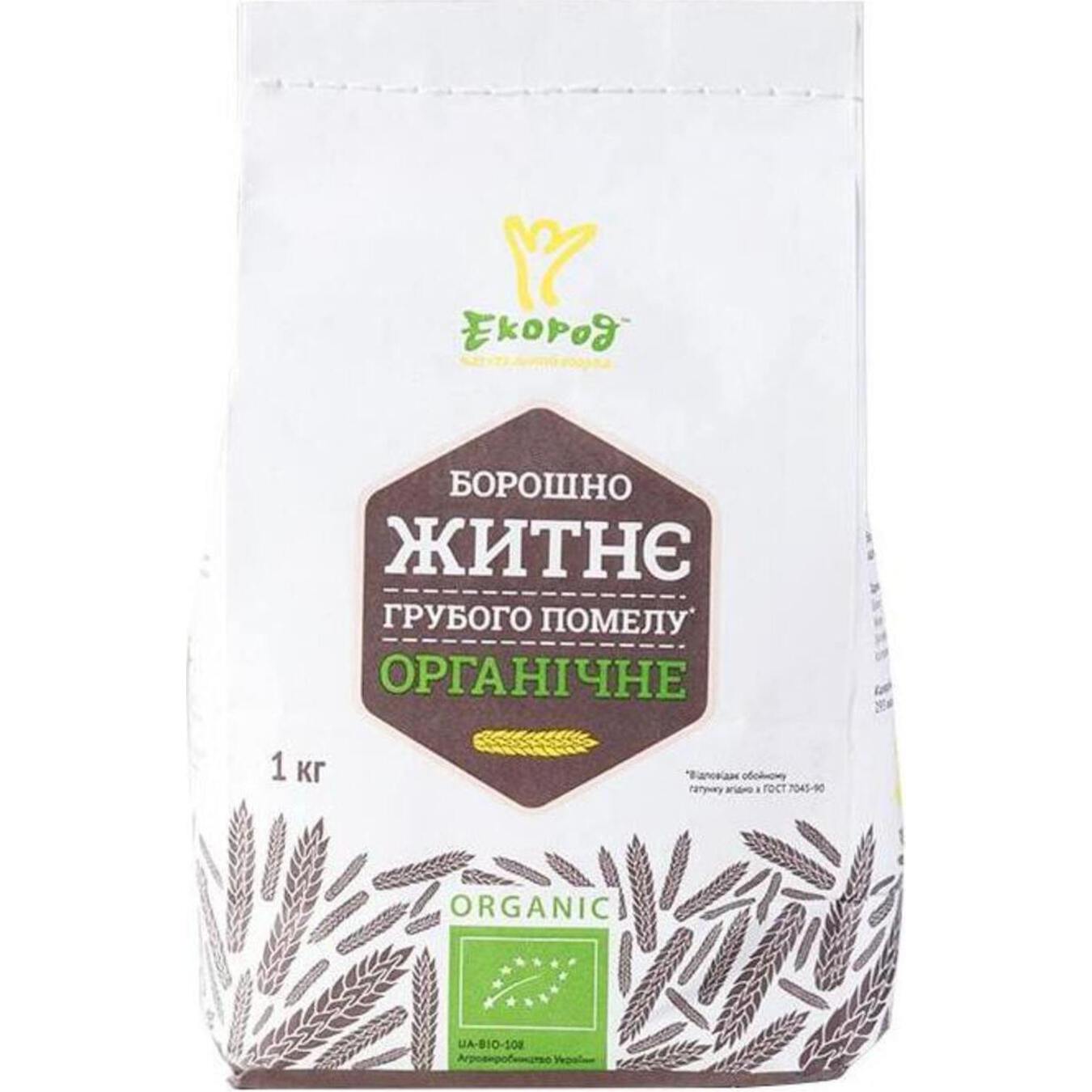 Ecord organic rye flour 1 kg