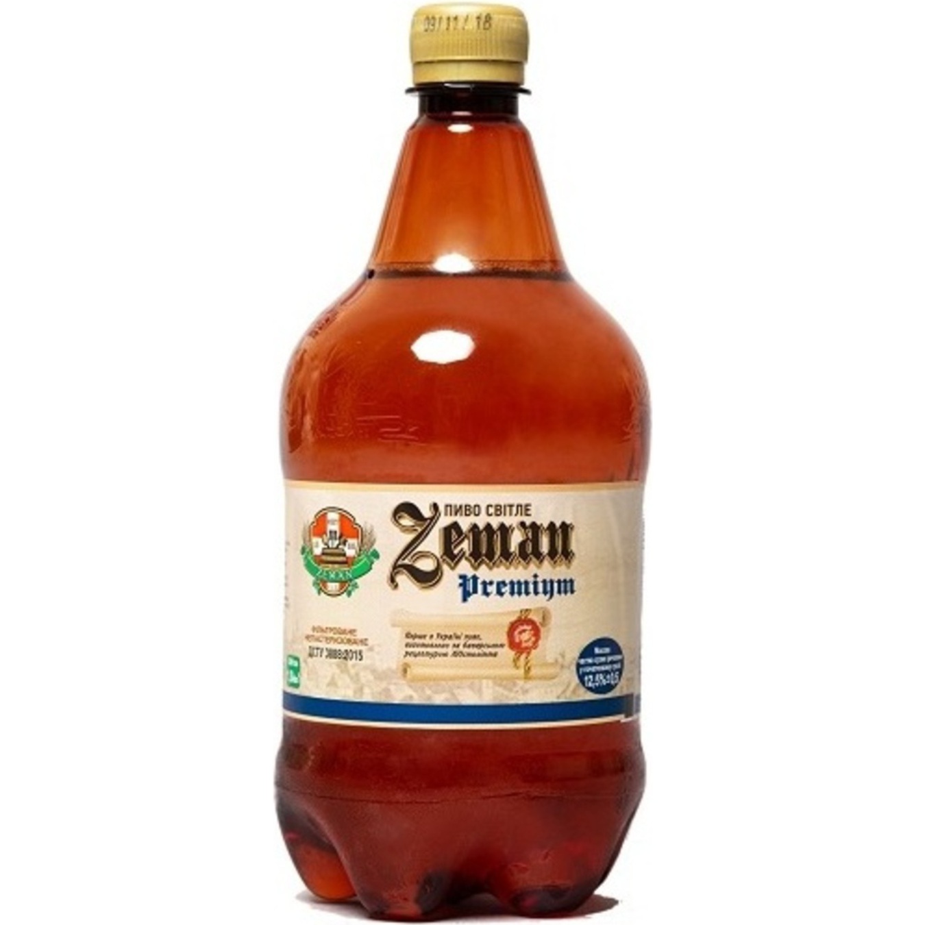 Пиво Zeman Преміум світле 4.3% 1л