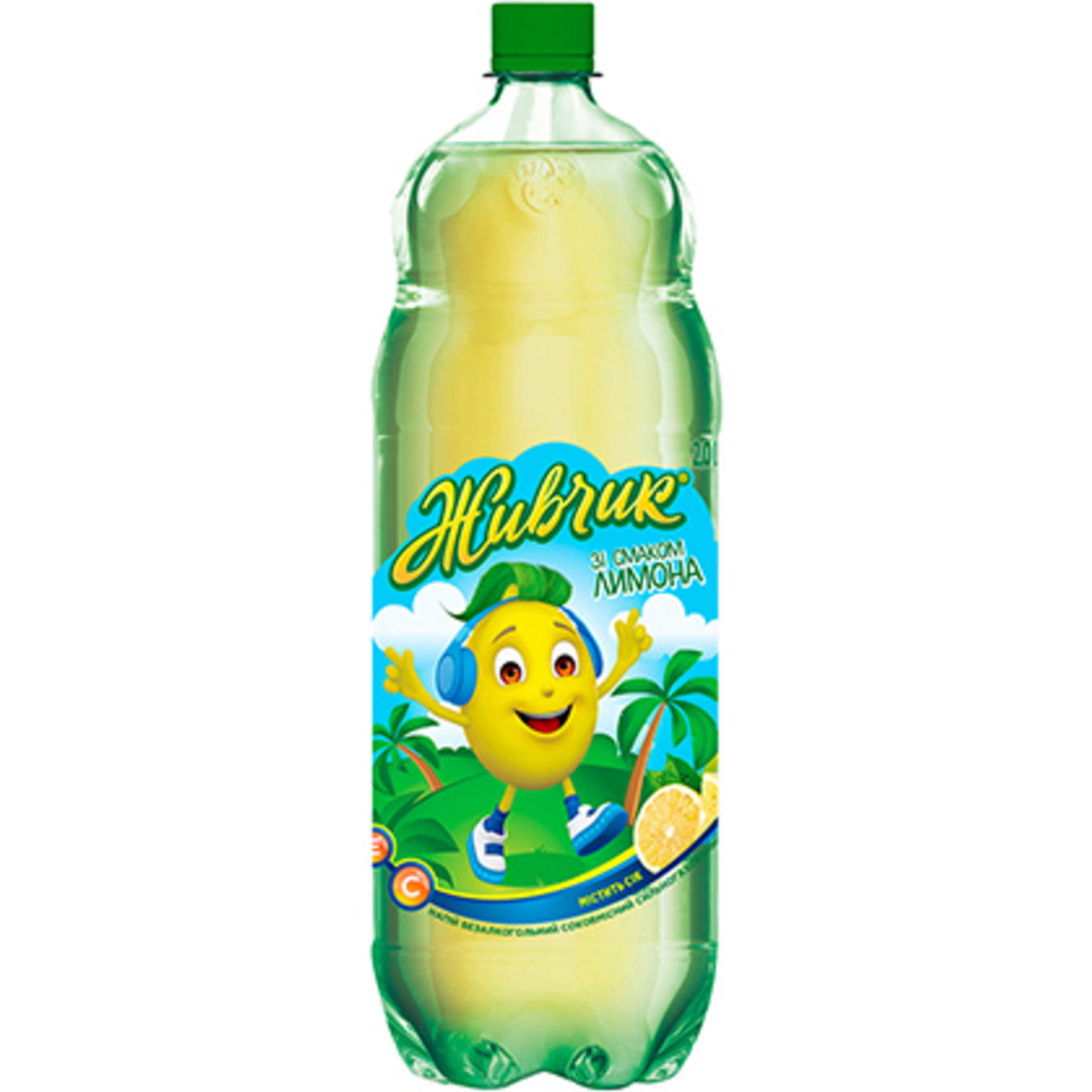 Напиток газированный Оболонь Живчик Лимон сокосодержащий 2л