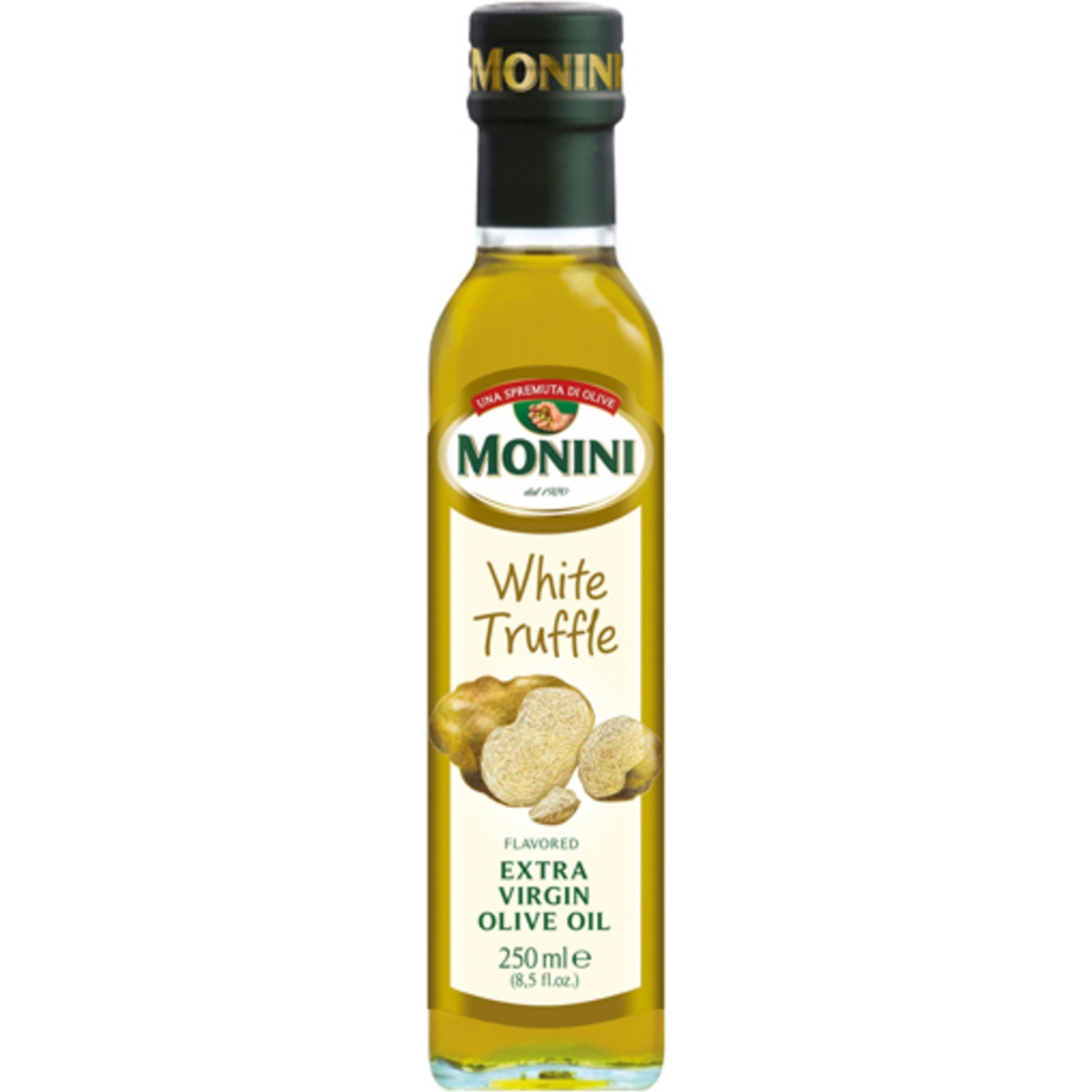 Monini White Truffle Extra Virgin Olive Oil 250ml glass