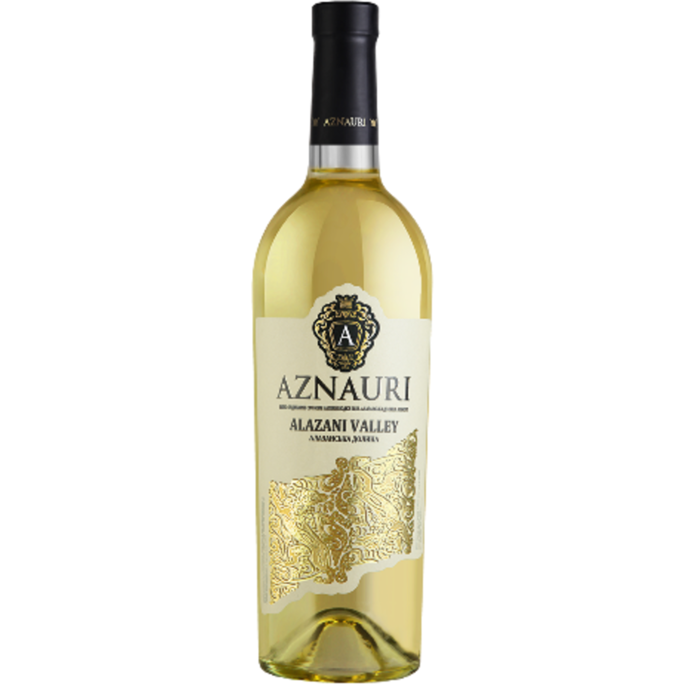 Wine Aznauri Alazan Valley white semi-sweet 9-13% 0.75 l
