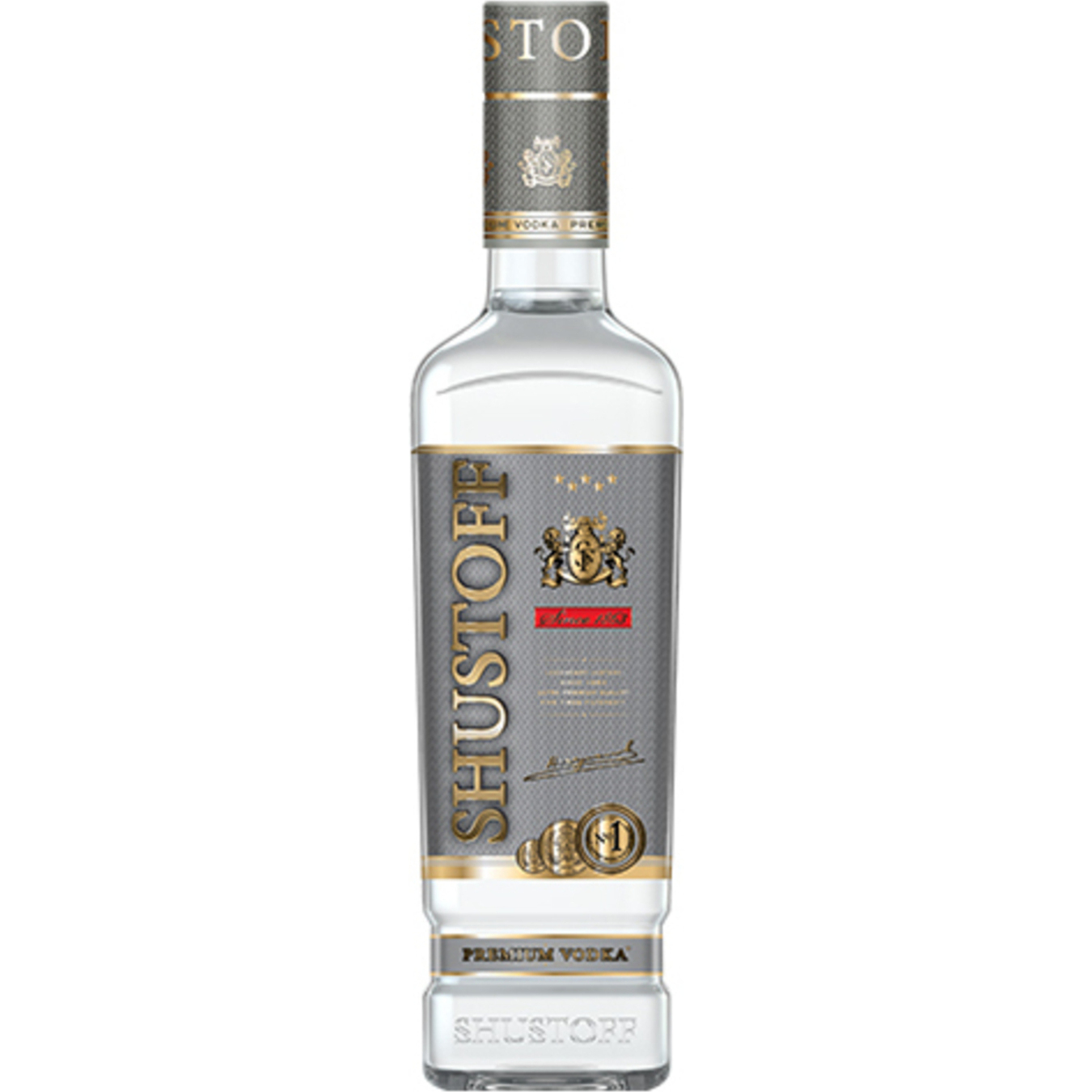 Shustoff Vodka special No. 1 Silver 40% 0.5 l
