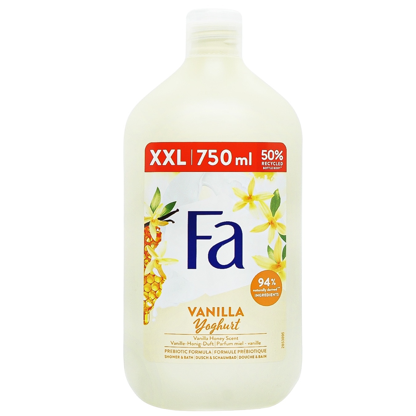 Крем-гель для душу Fa Yoghurt з протеїнами йогурту Аромат Ванільного меду 750 мл