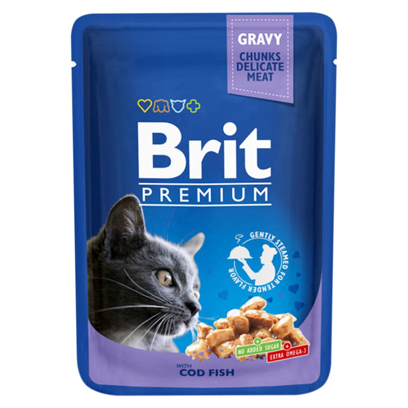 Brit Premium canned food for cats 100g