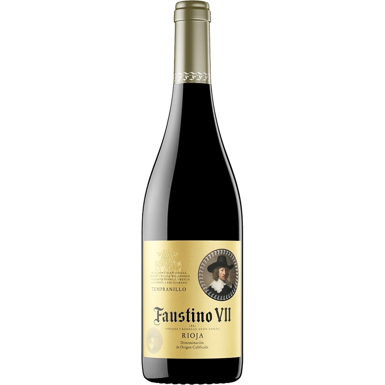 Вино Faustino VII Tempranillo Rioja DOC червоне сухе 13% 0,75л