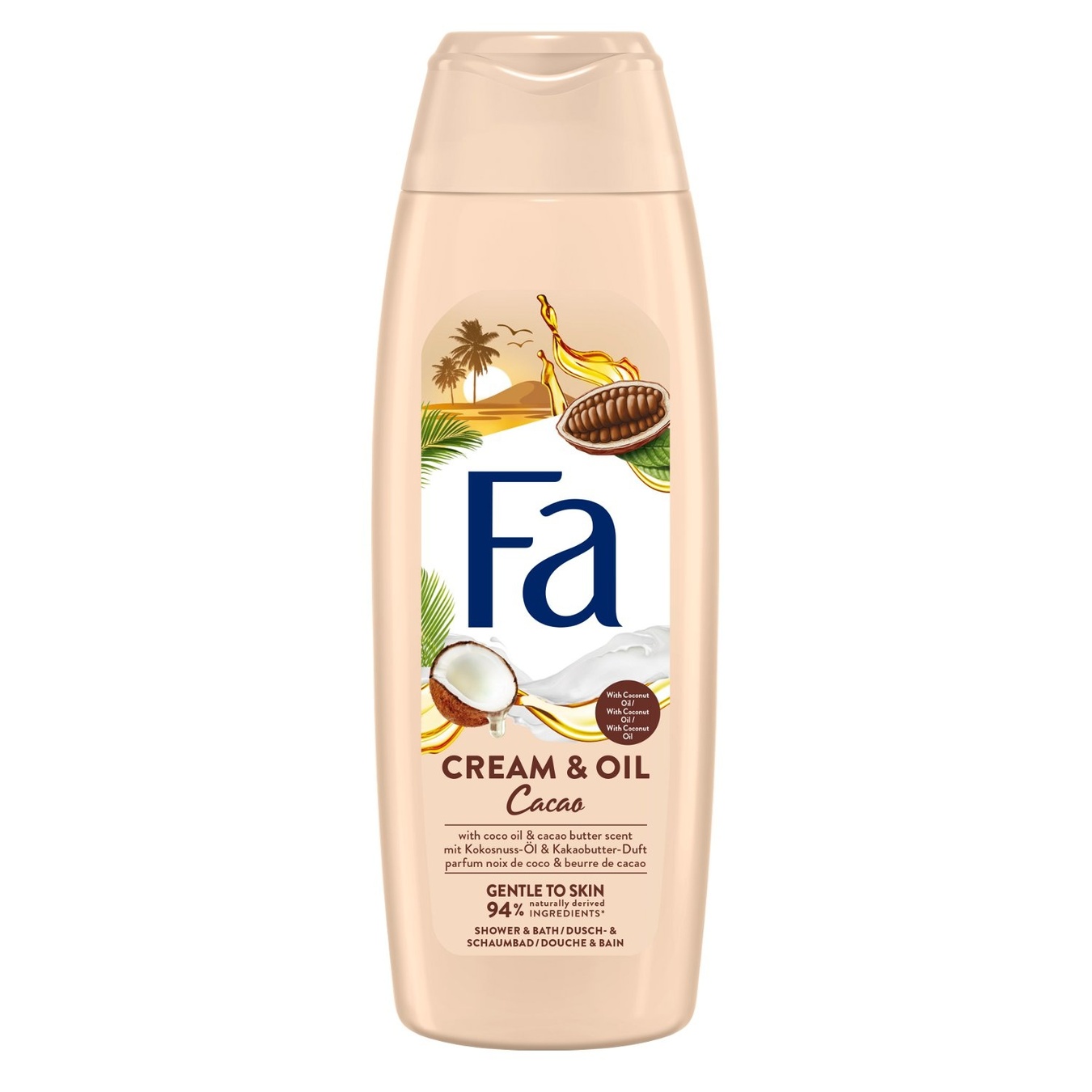 Fa Shower & Bath Cream & Oil Cacao 750 ml
