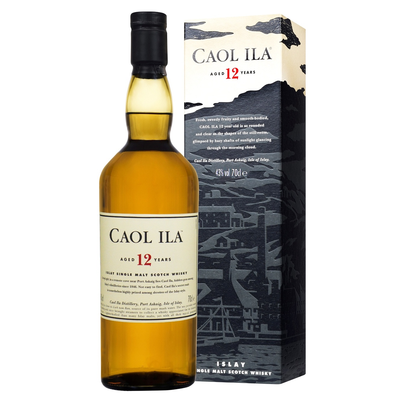 Whisky Caol Ila 12 years 43% 0,75l