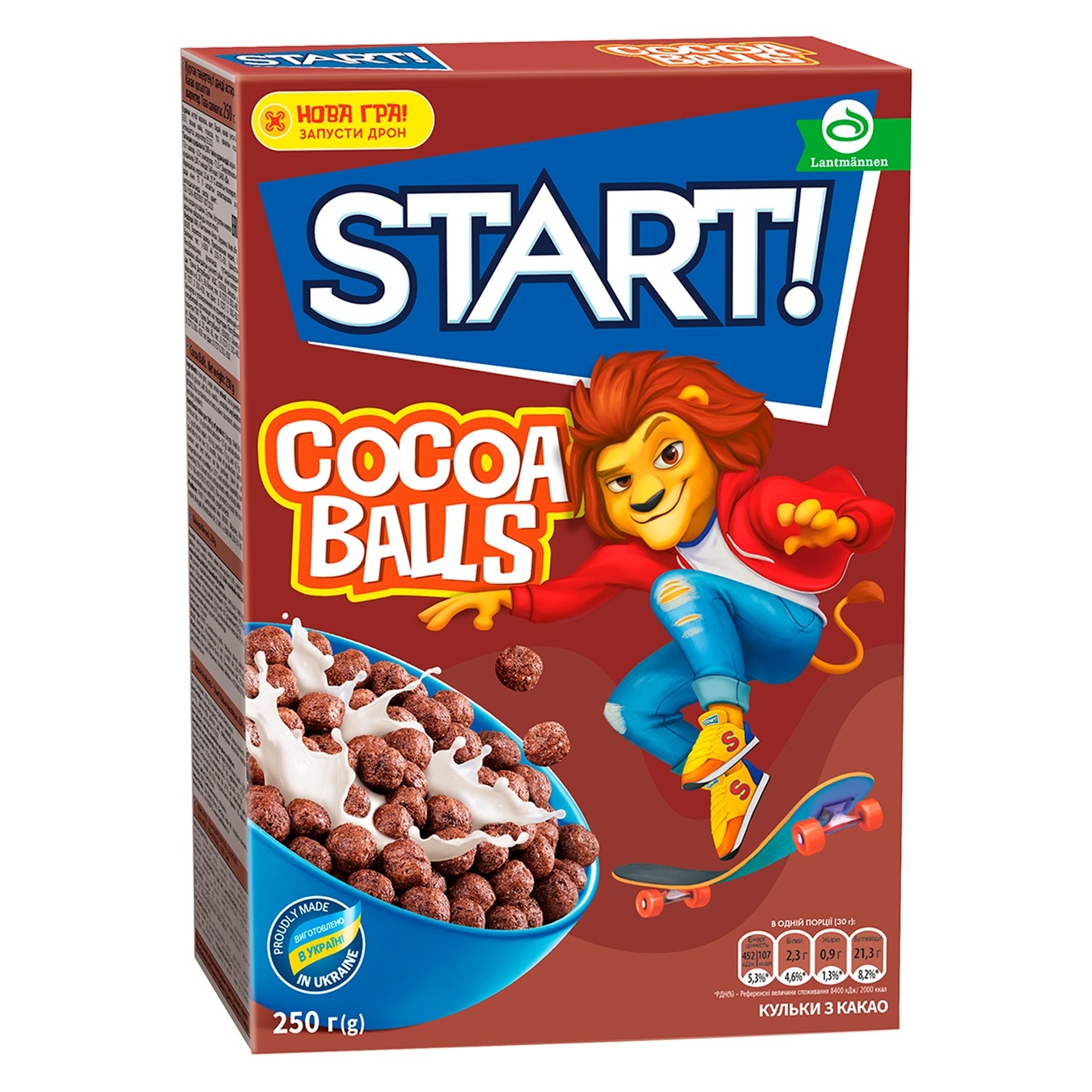 Сухі сніданки Start! Кульки з какао 250г