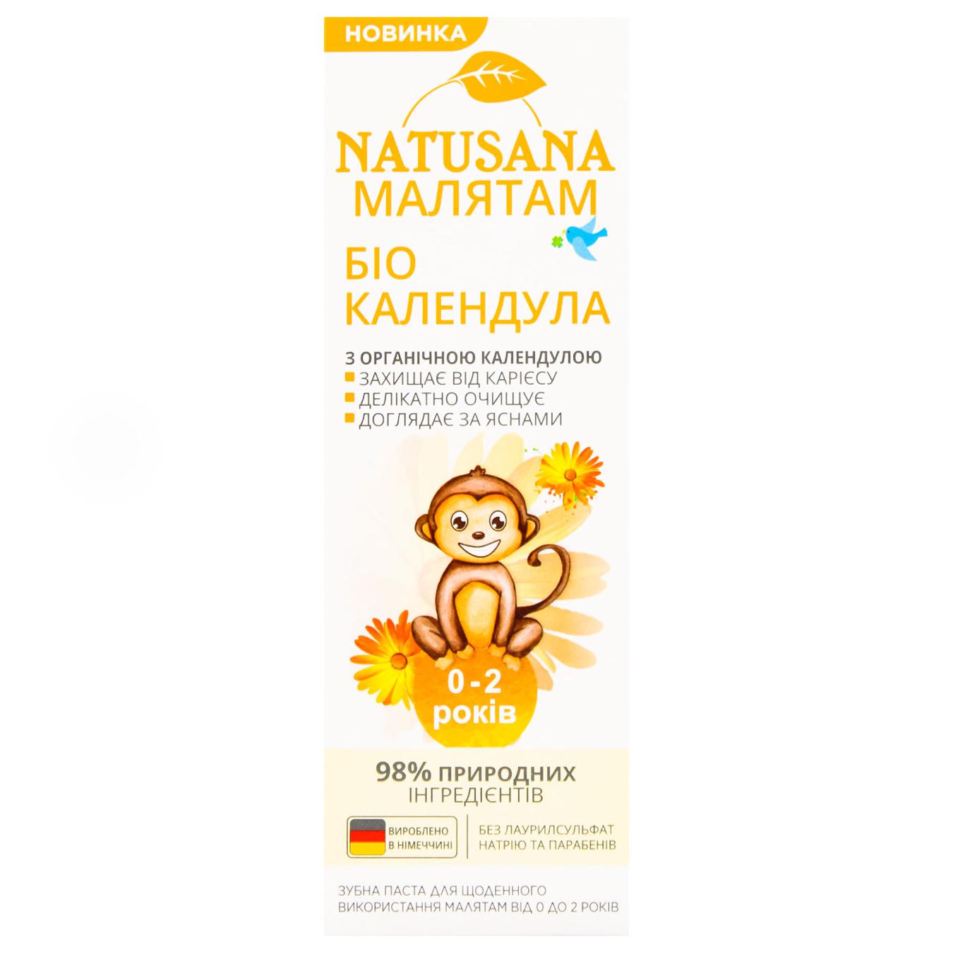 Toothpaste Natusana Bio calendula for babies 0-2 toothpaste 50 ml