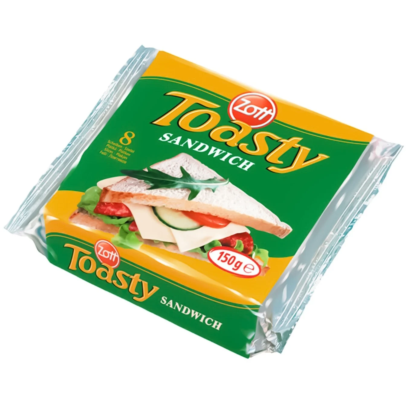 Сыр Zott Тостовый Сэндвич 22% 150г