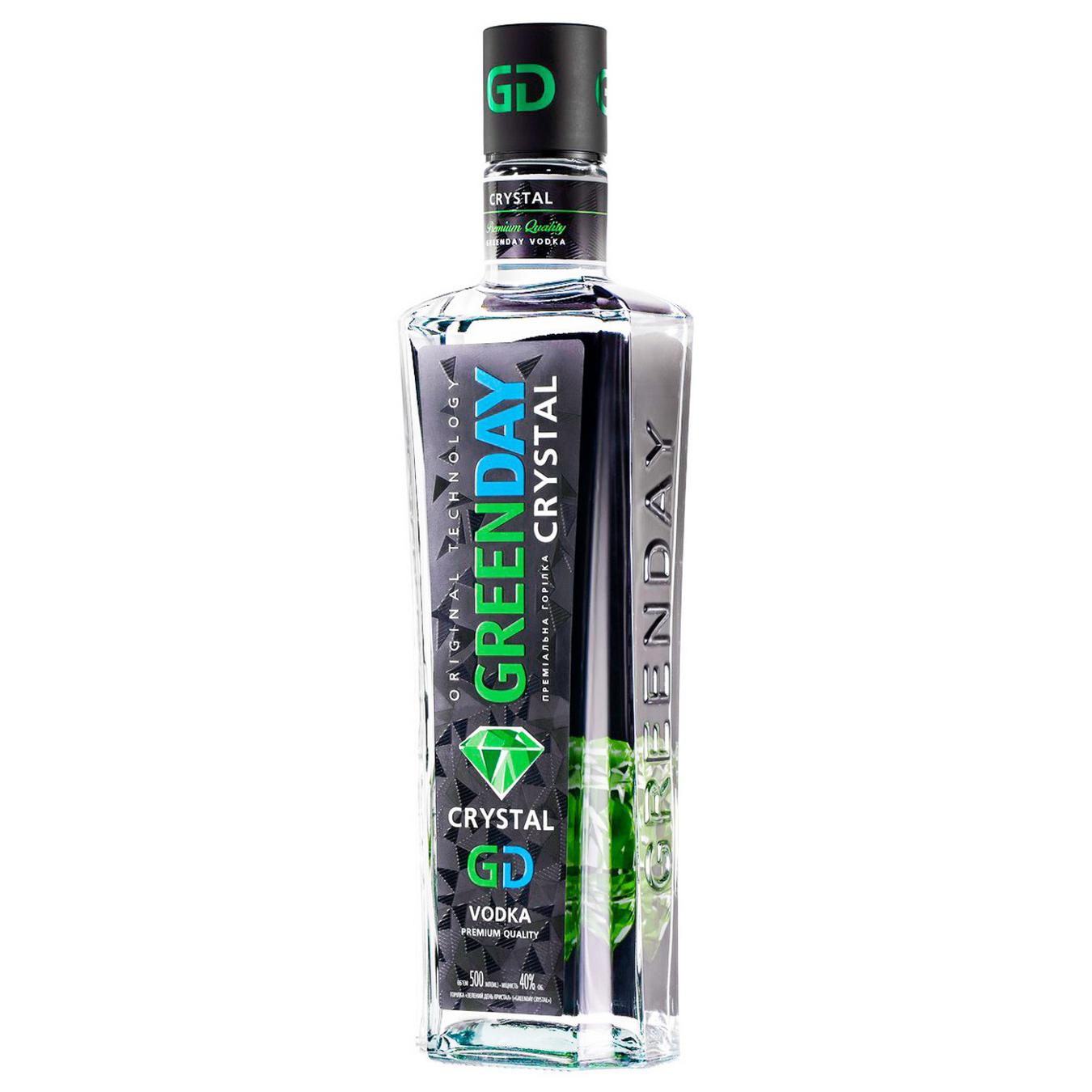 Green Day Vodka Crystal 40% 0.5 l