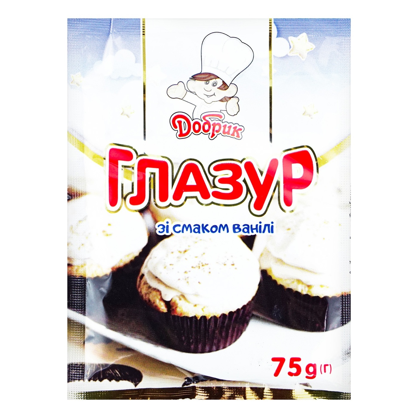 Dobryk Glaze with vanilla flavor 75g