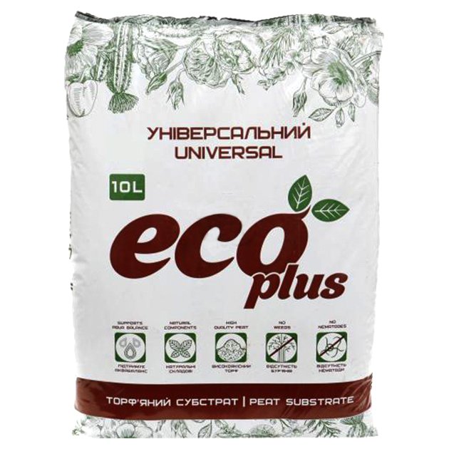 Субстрат Eco Plus торф’яний для розсади 10л