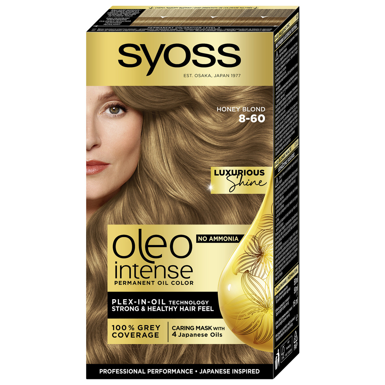 Фабра для волос Syoss Oleo Intense 8-60 медовый блонд