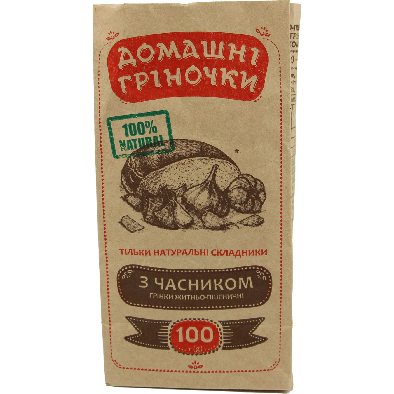 Domashni Grinochki Toasts with Garlic 100g