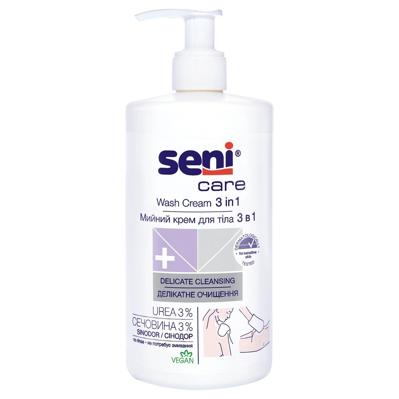 SENI CARE body wash cream 3 in 1 500 ml