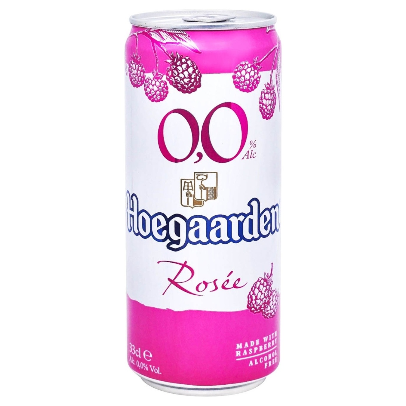 Non-alcoholic beer Hoegaarden Rose 0% 0.33 l iron can