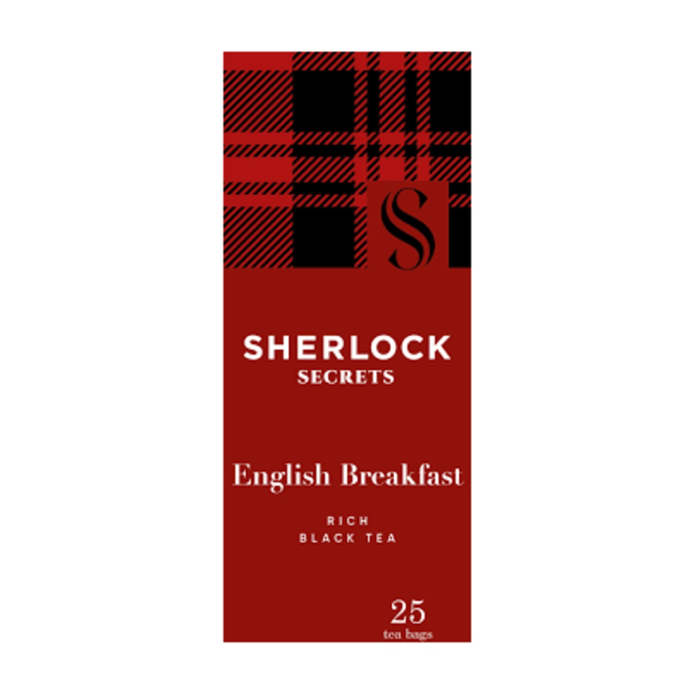 Чай чорний Sherlock Secrets English Breakfast байховий пакетований 25*2г