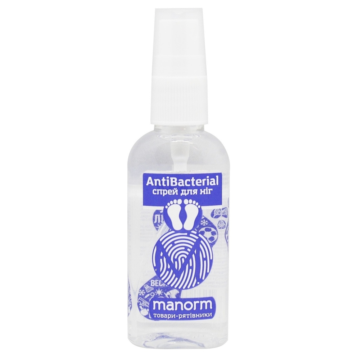 Antibacterial agent Manorm for feet 50 ml