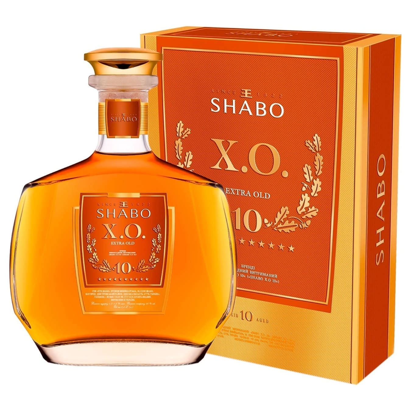 Brandy Shabo X.O 10 years 40%