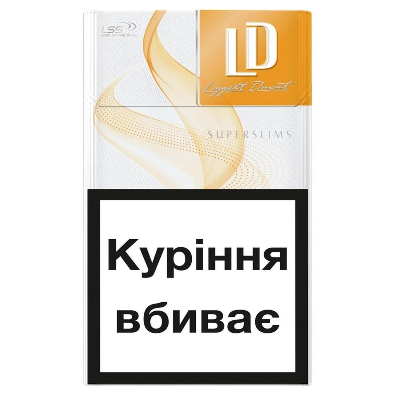 LD Super Slims Amber Cigarettes (the price is indicated without excise tax)