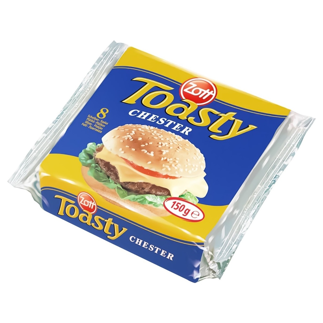 Cheese Zott Toasty Hamburger 22% 150g