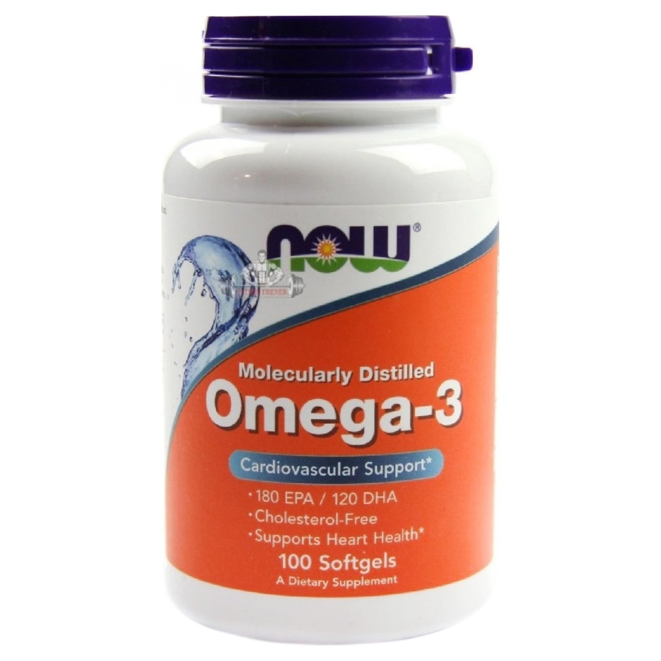 Вітамини NOW Омега-3 у м'ягких капсулах №30 1000мг