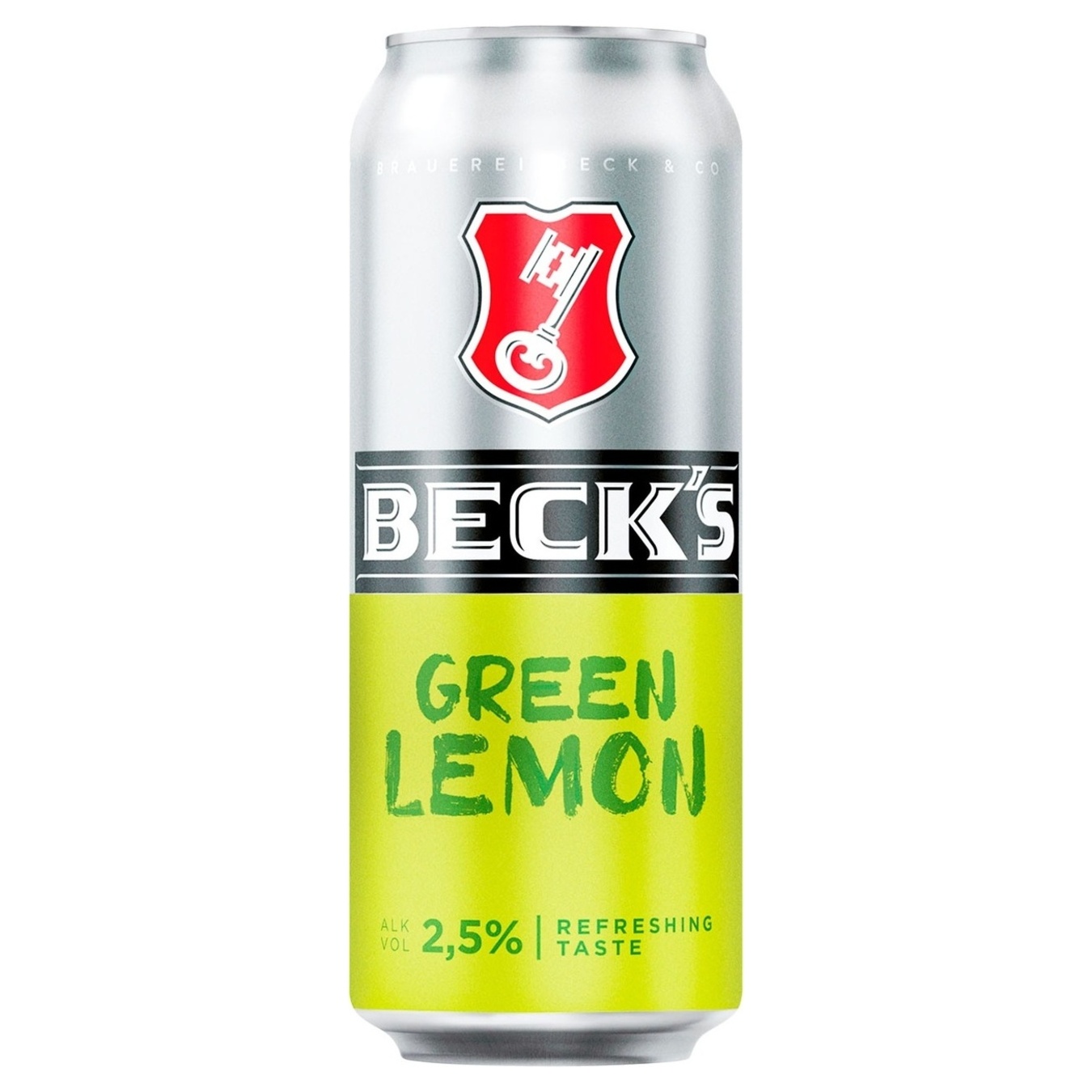 Пиво BECK'S зі смаком лимону 2,5% 0,5л