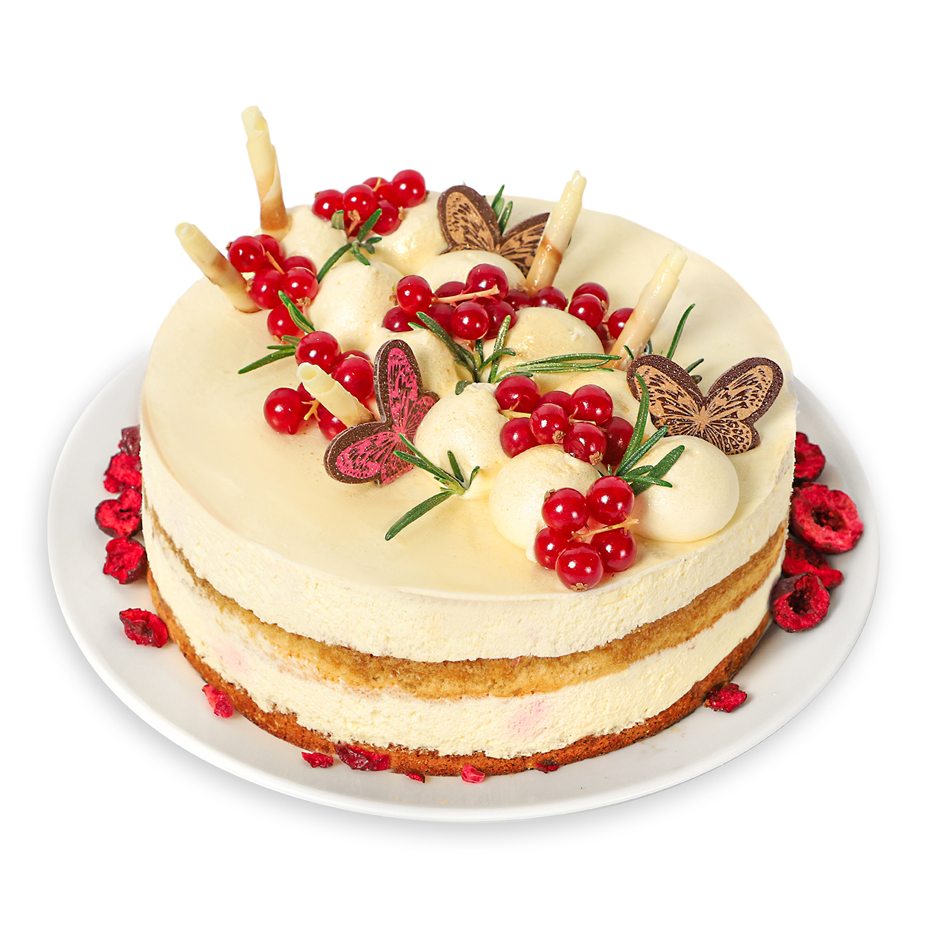 Cake With Mascarpone And Raspoberry D=17см