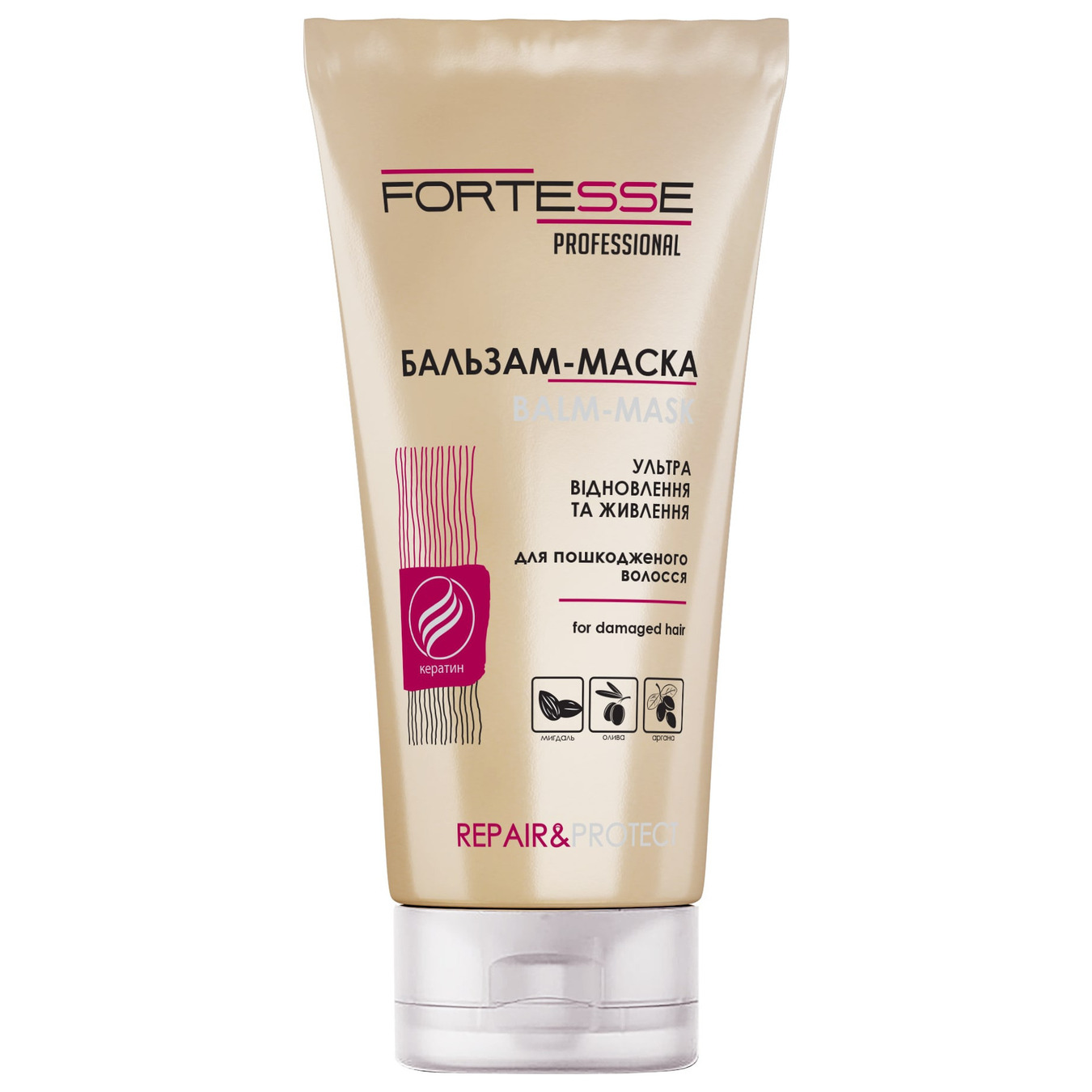 Balm-mask Fortesse Professional Repair&Protect restorative for dry damaged hair 200ml 2