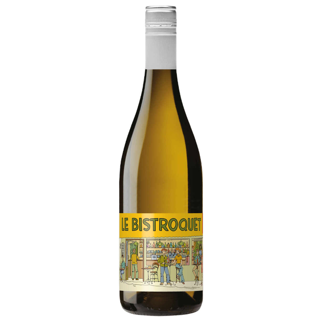 Вино Le Bistroquet белое сухое 12% 0,75л