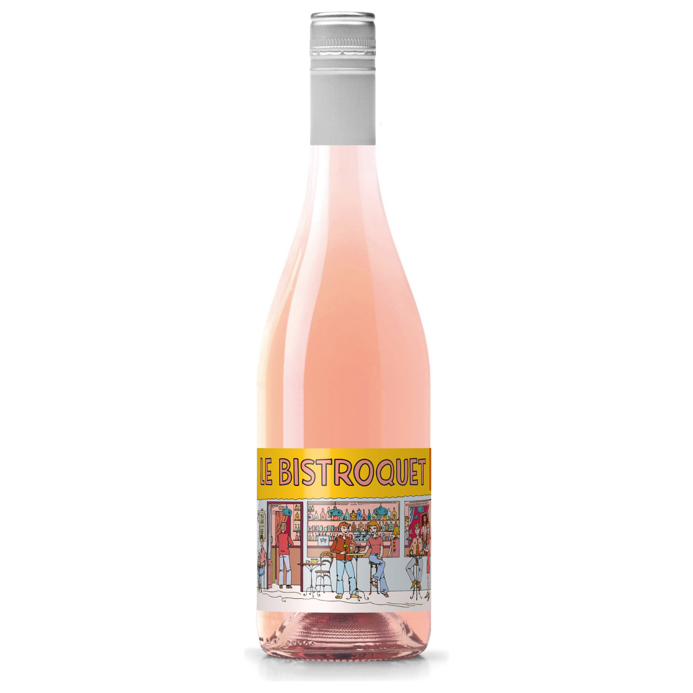 Вино Le Bistroquet розовое сухое 12% 0,75л