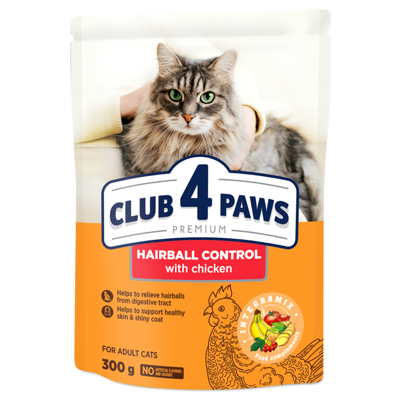 Feed Club 4 paws Premium with the effect of removing wool 300g
