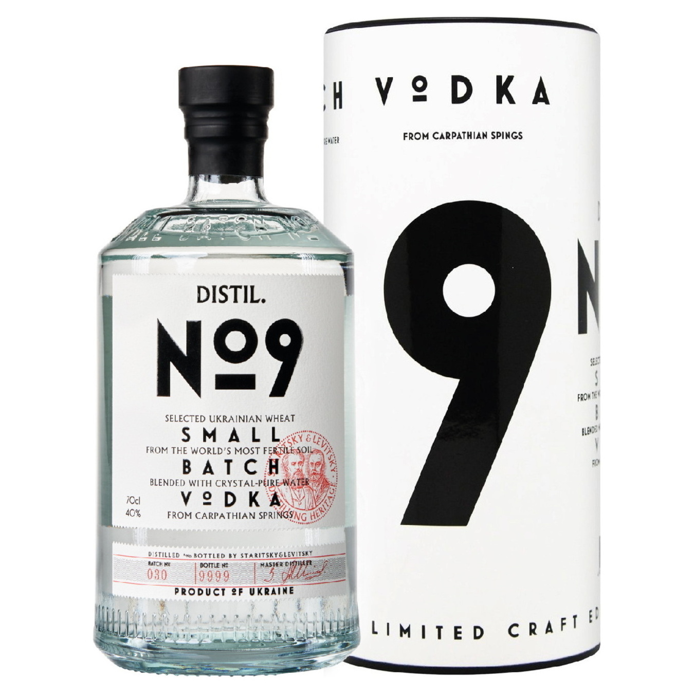Vodka Distil No. 9 40% 0.7 l