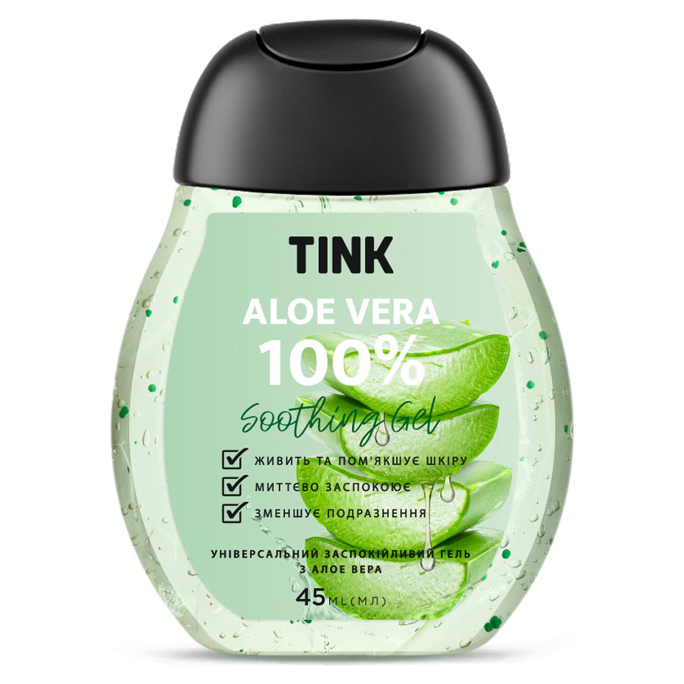 Tink soothing face and body gel with aloe 45ml