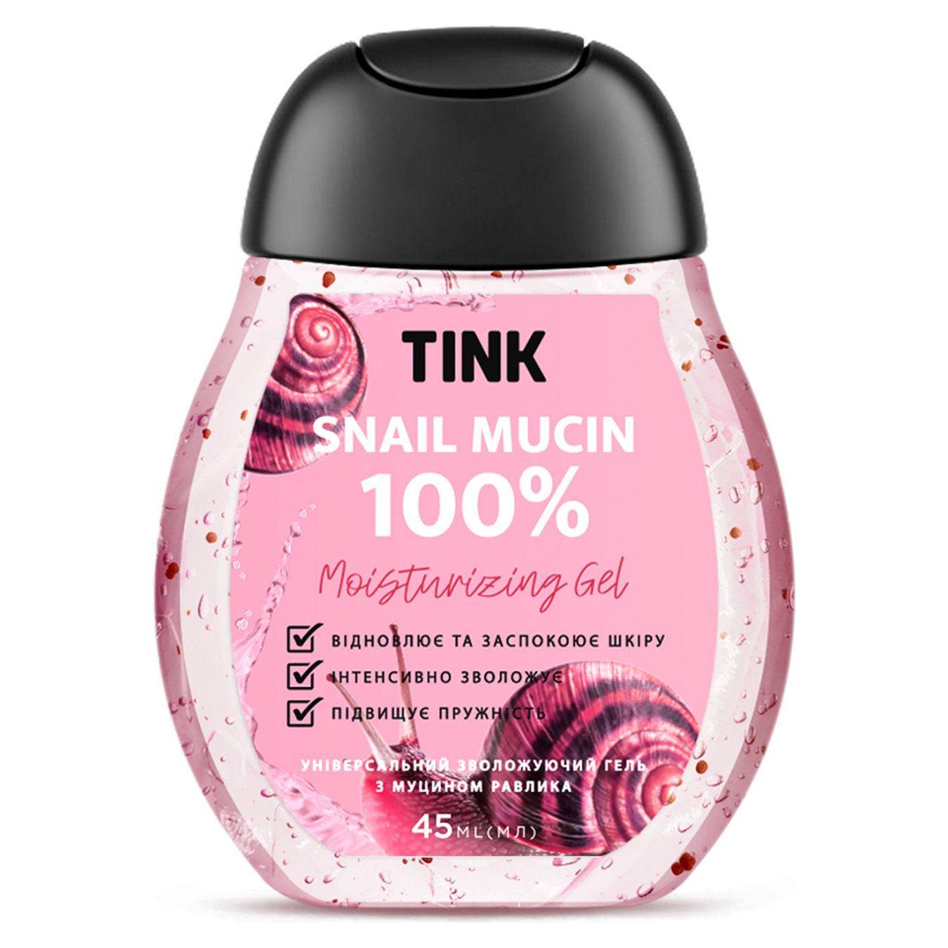 Tink gel for face and body with snail moisturizing 45ml