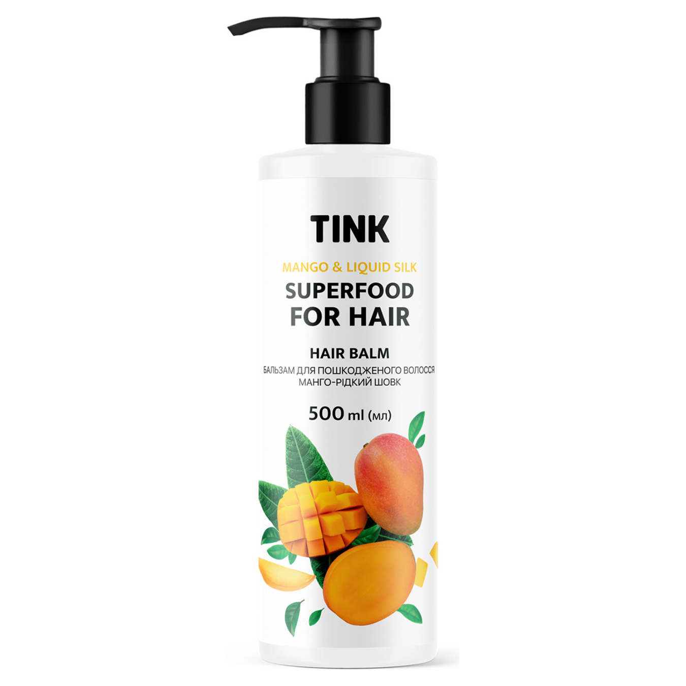 Бальзам Tink Манго-жидкий шелк для поврежденных волос 500мл