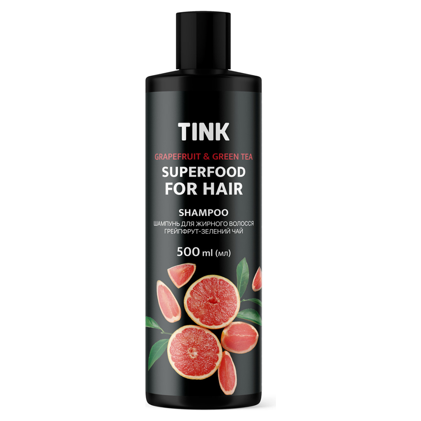 Shampoo Tink Grapefruit green tea for oily hair 500ml