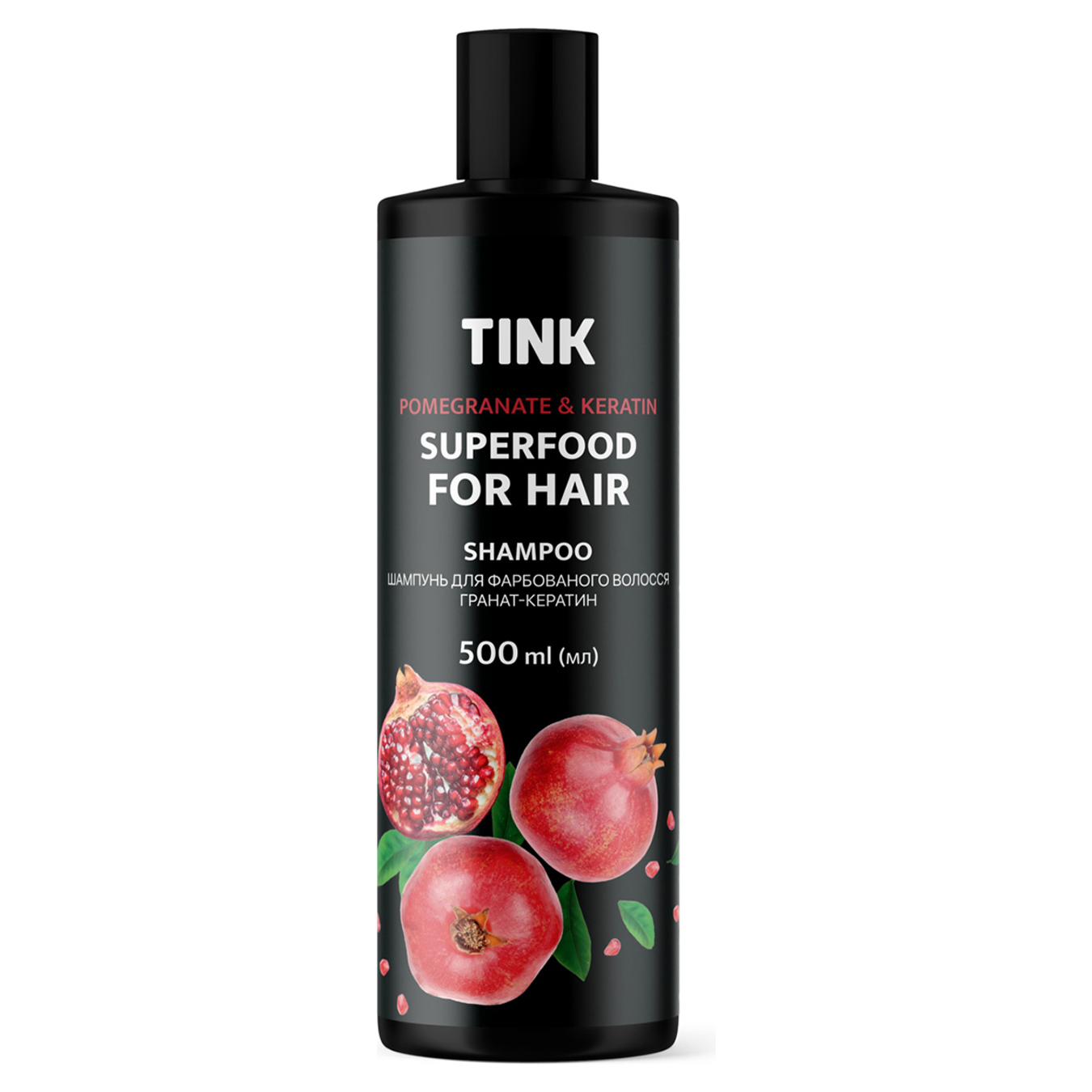 Шампунь Tink Гранат-кератин для фарбованого волосся 500мл