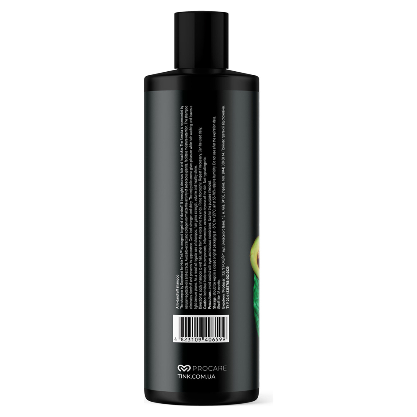 Shampoo Tink Avocado collagen against dandruff 500ml 3