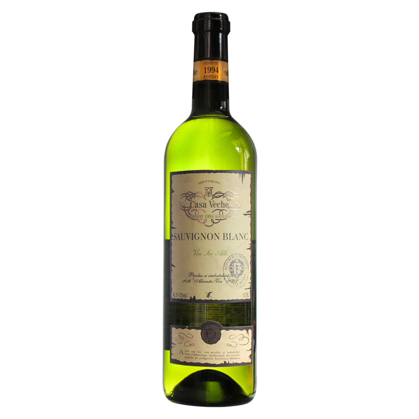 Casa Veche Sauvignon Blanc white dry wine 13% 0.75 l
