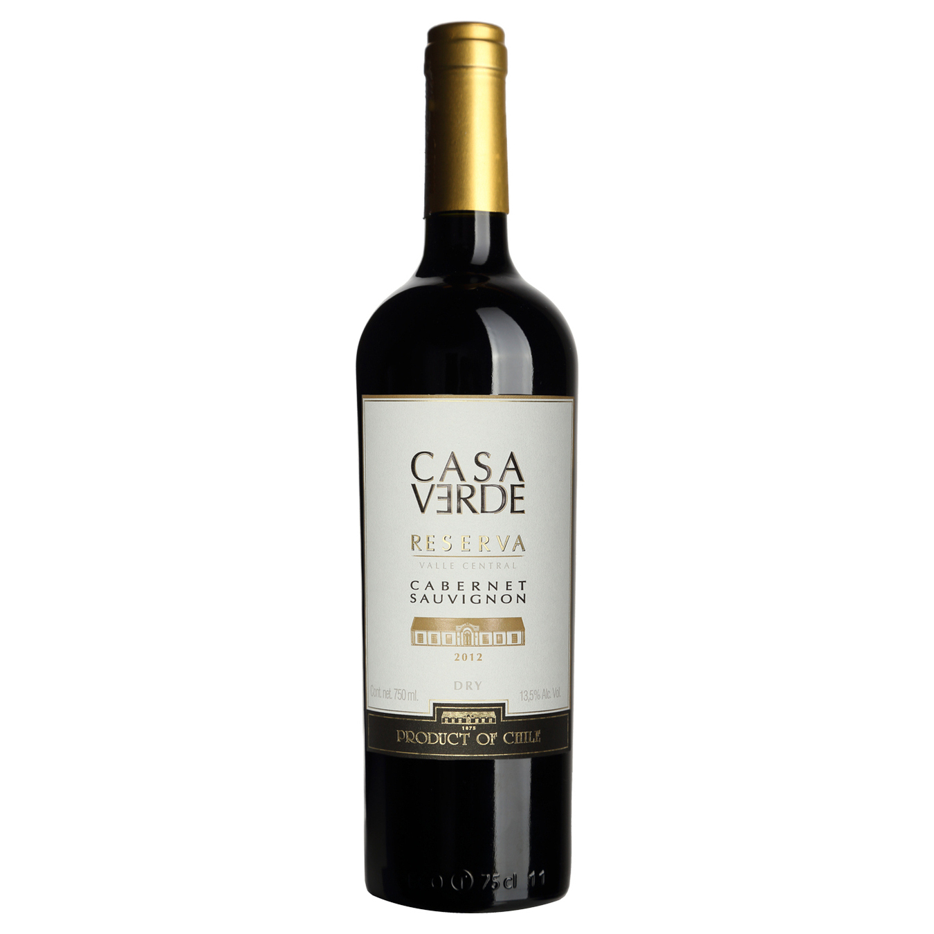 Вино Casa Verde Reserva Cabernet Sauvignon DO червоне сухе 12% 0,75л
