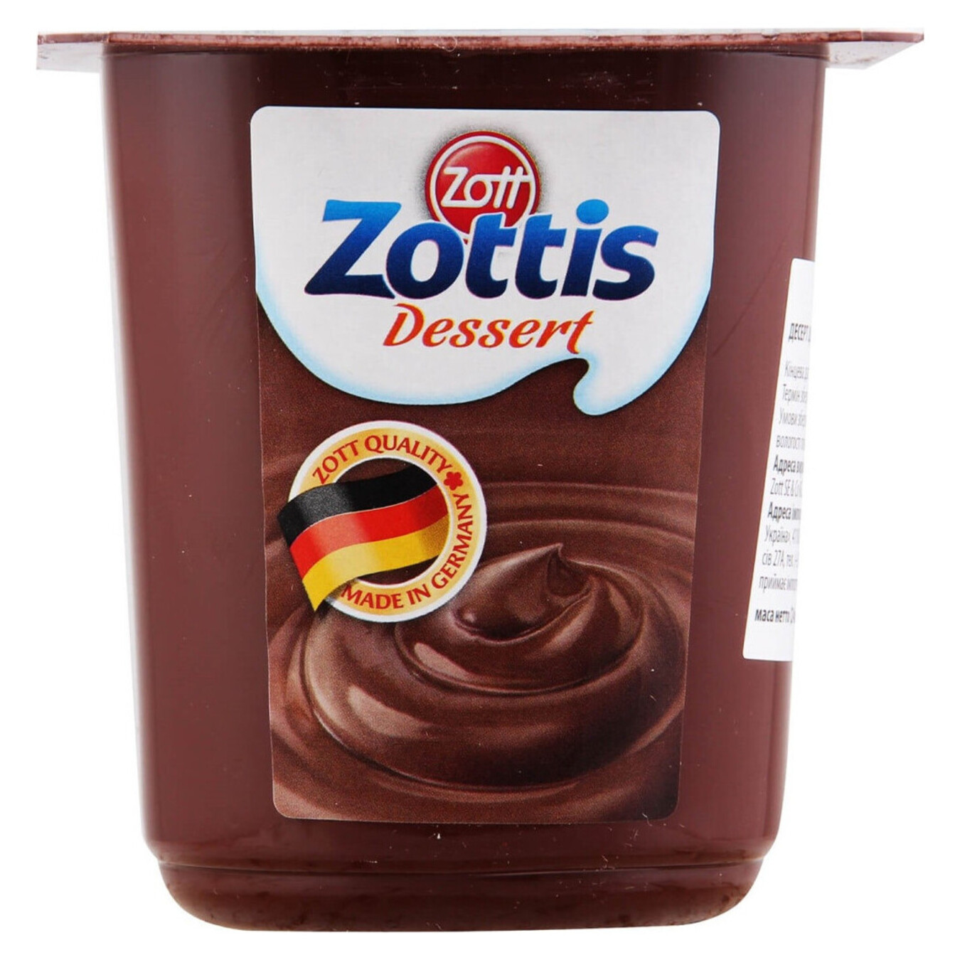 Десерт Zott Zottis шоколадний 115г