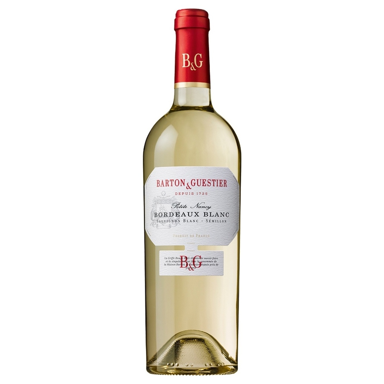 Вино Barton & Guestier Бордо Блан біле сухе 11,5% 0,75л