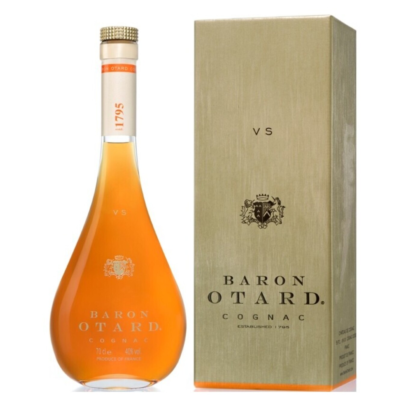 Cognac Baron Otard VS 40% 0.7 l in a box