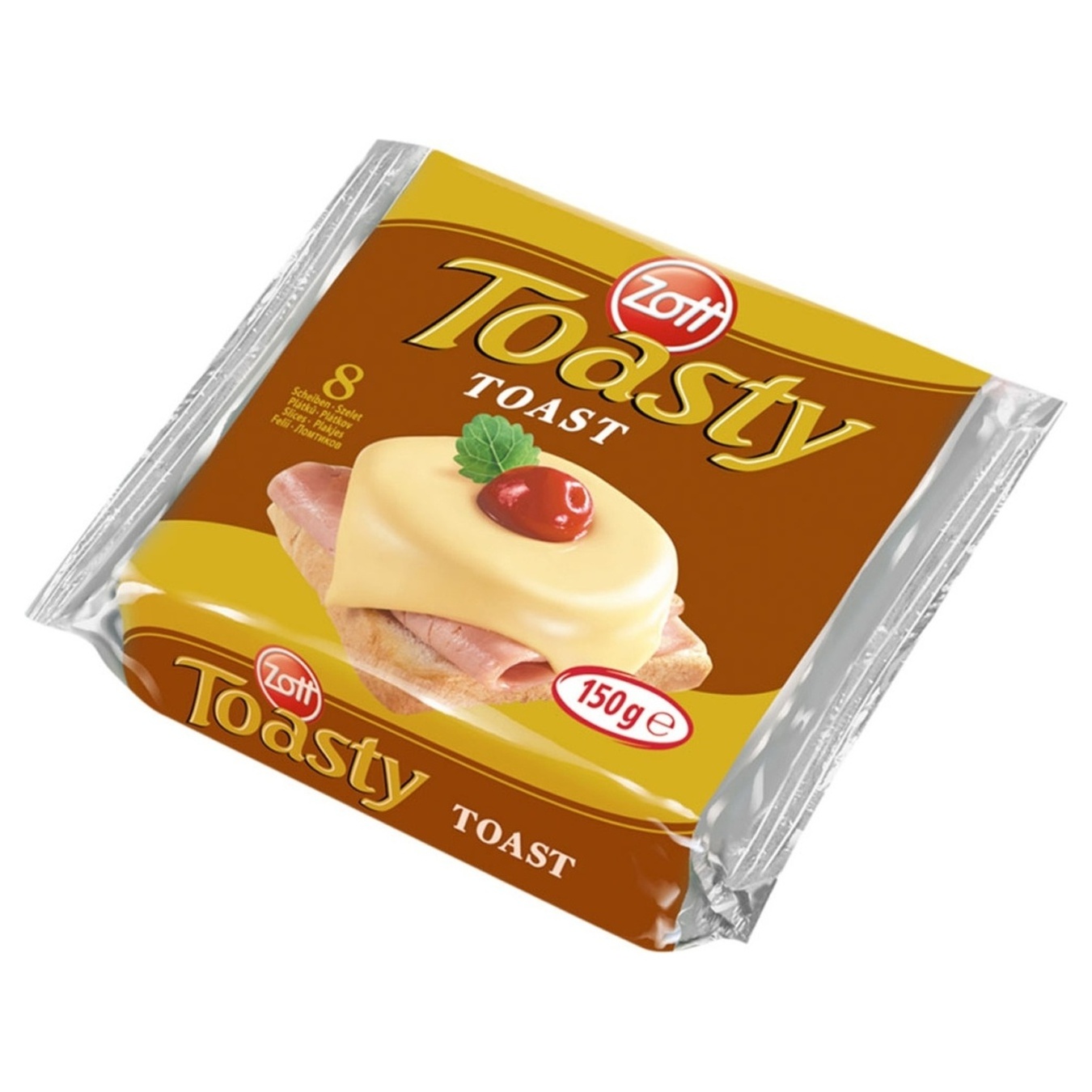 Сыр Тостовый 22% Zott 150г 2